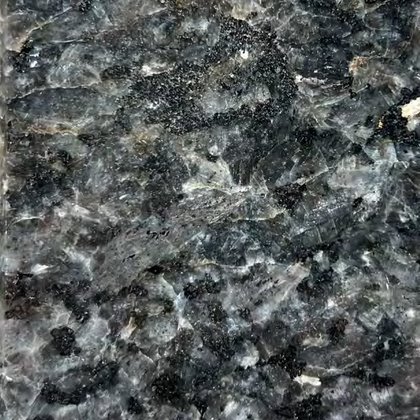Blue Pearl finish sample